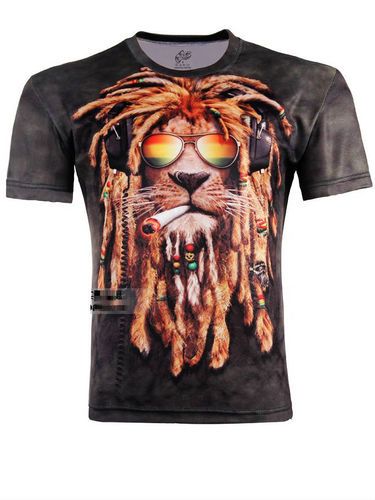 Camisa Lion reggae